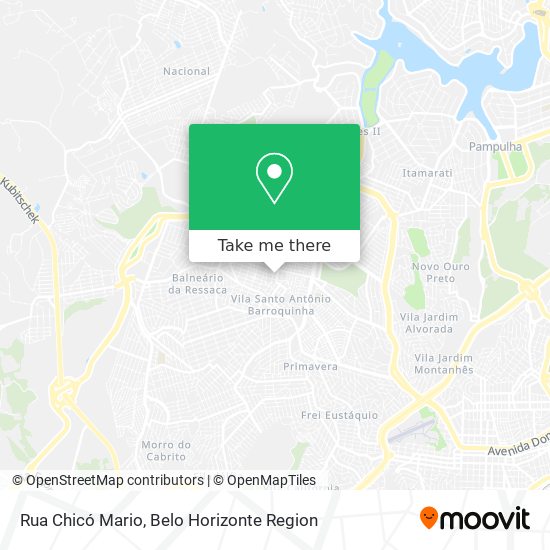 Rua Chicó Mario map