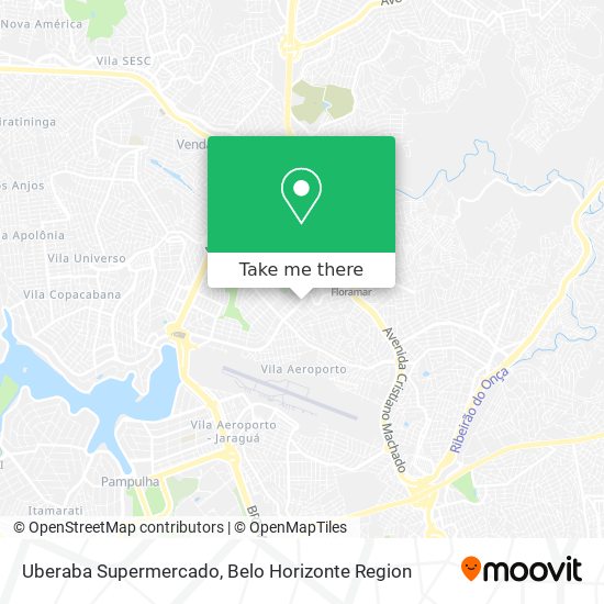 Uberaba Supermercado map