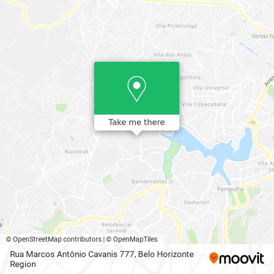 Rua Marcos Antônio Cavanis 777 map