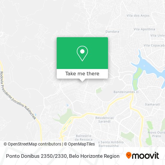 Ponto Donibus 2350/2330 map
