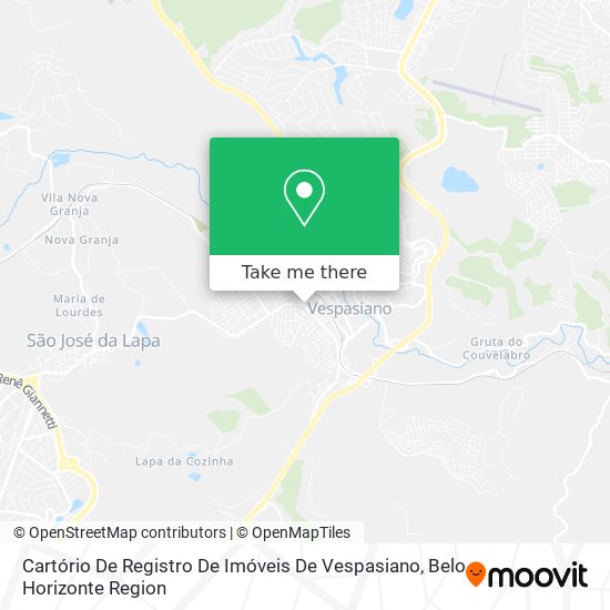 Cartório De Registro De Imóveis De Vespasiano map