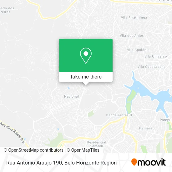 Rua Antônio Araújo 190 map