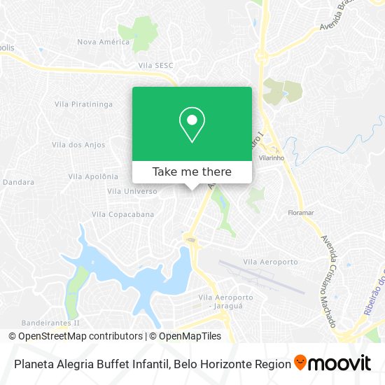 Planeta Alegria Buffet Infantil map