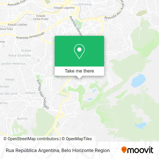 Rua República Argentina map