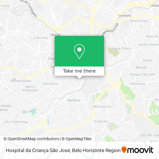 Hospital da Criança São José map