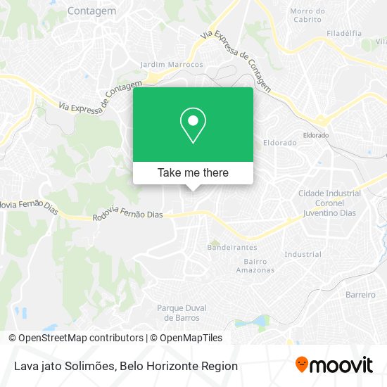 Lava jato Solimões map