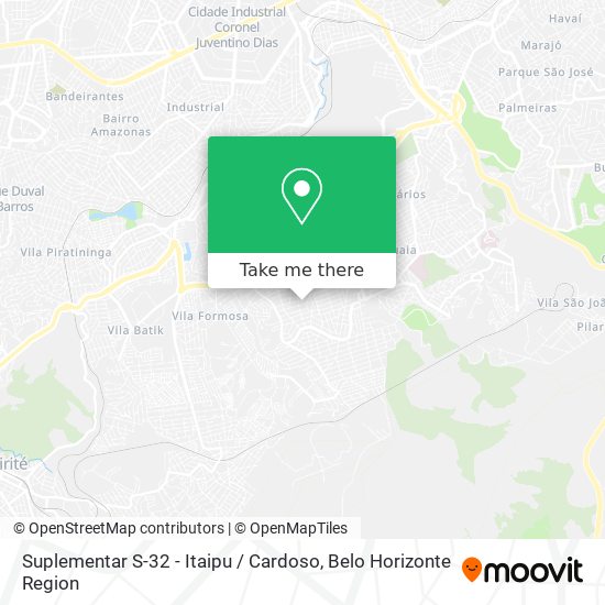Suplementar S-32 - Itaipu / Cardoso map