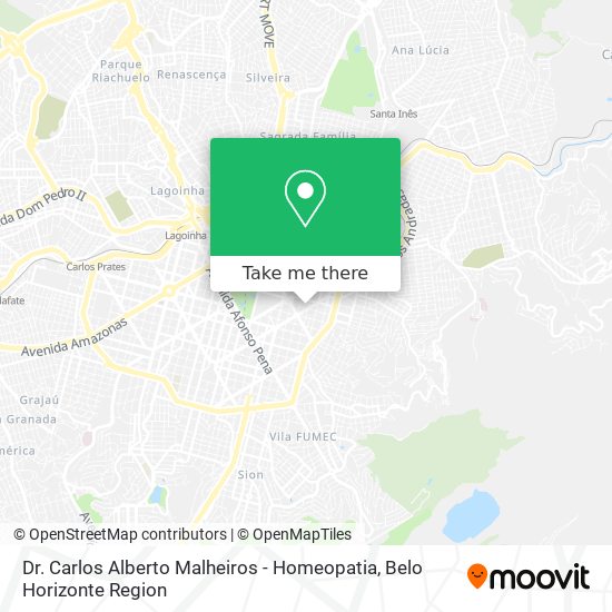 Dr. Carlos Alberto Malheiros - Homeopatia map