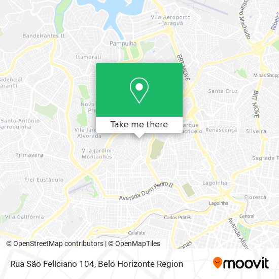 Rua São Felíciano 104 map