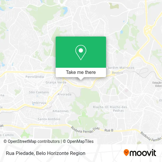 Rua Piedade map
