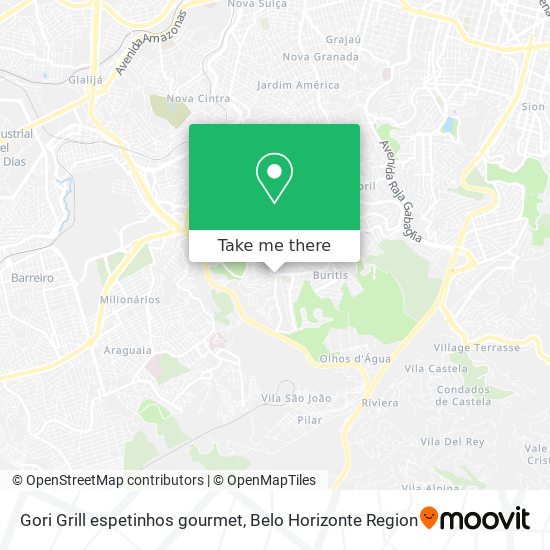 Gori Grill espetinhos gourmet map