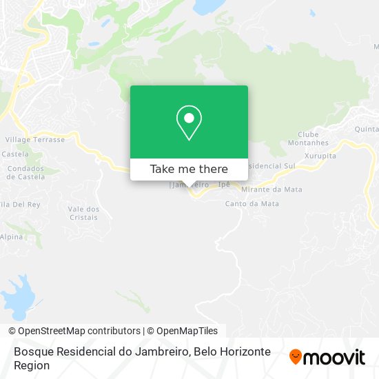 Bosque Residencial do Jambreiro map