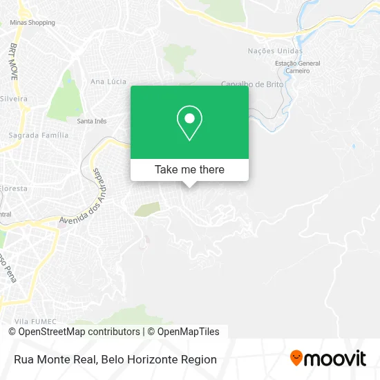 Rua Monte Real map