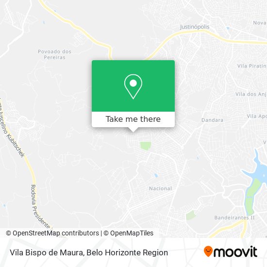 Vila Bispo de Maura map