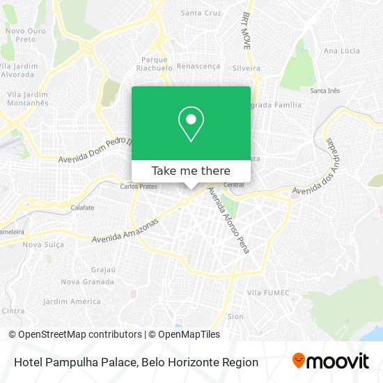 Hotel Pampulha Palace map