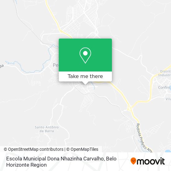 Escola Municipal Dona Nhazinha Carvalho map