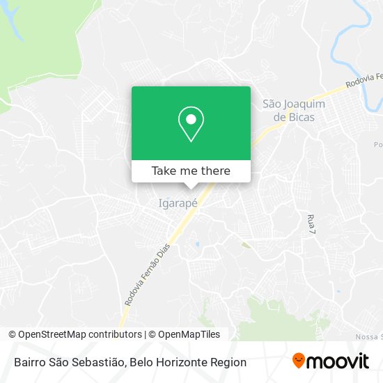 Bairro São Sebastião map