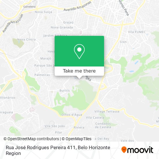 Rua José Rodrigues Pereira 411 map