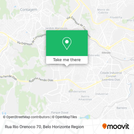 Rua Rio Orenoco 70 map