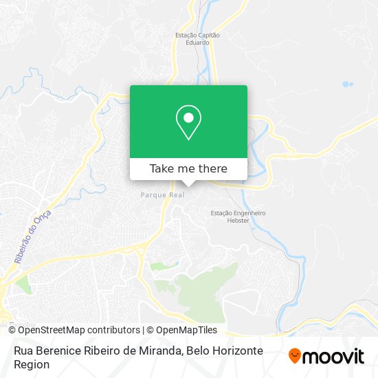 Mapa Rua Berenice Ribeiro de Miranda
