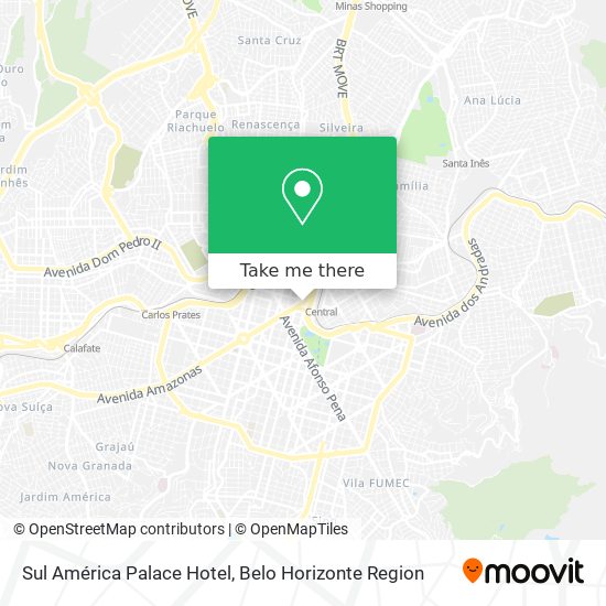 Sul América Palace Hotel map