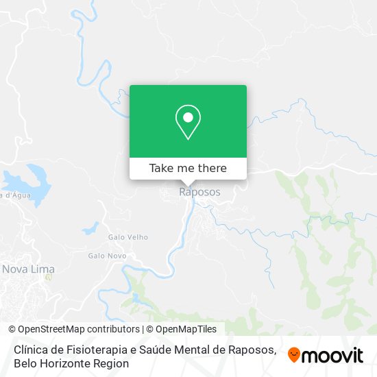Clínica de Fisioterapia e Saúde Mental de Raposos map