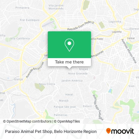 Paraiso Animal Pet Shop map