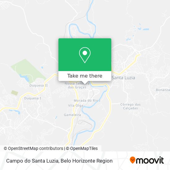 Campo do Santa Luzia map