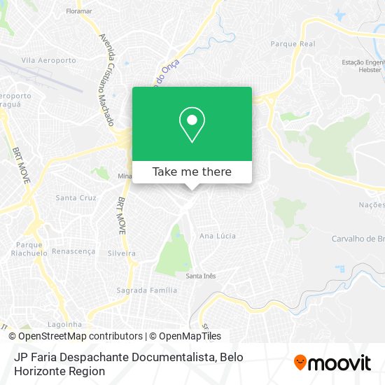 Mapa JP Faria Despachante Documentalista