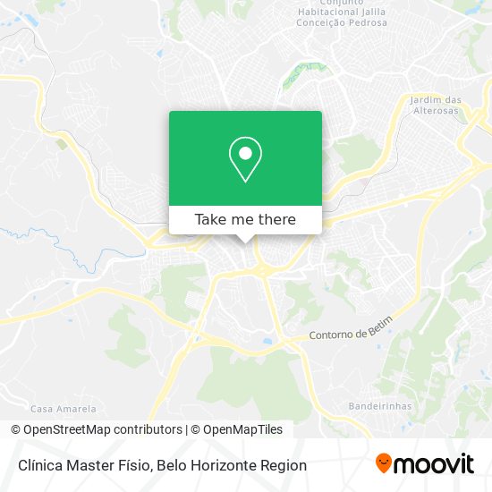 Clínica Master Físio map