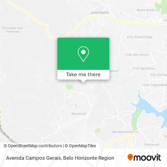 Avenida Campos Gerais map