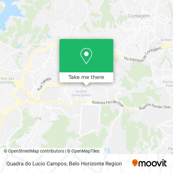 Quadra do Lucio Campos map