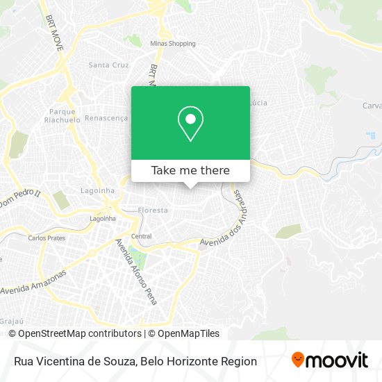 Rua Vicentina de Souza map