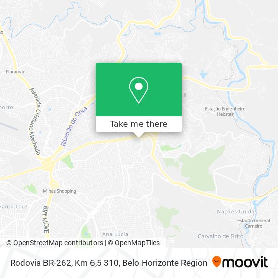 Rodovia BR-262, Km 6,5 310 map