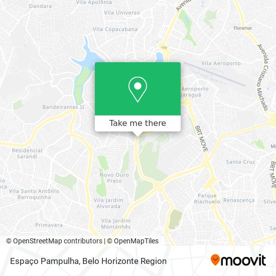 Espaço Pampulha map