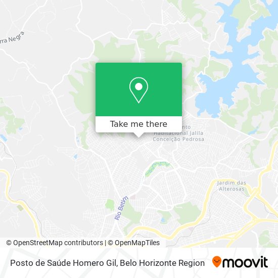 Posto de Saúde Homero Gil map