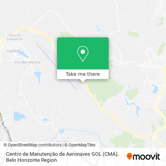 Centro de Manutenção de Aeronaves GOL (CMA) map