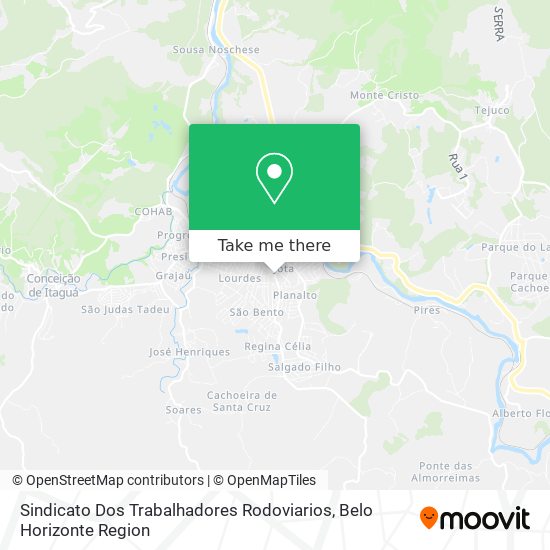 Sindicato Dos Trabalhadores Rodoviarios map