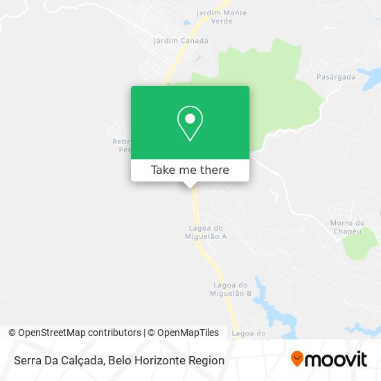 Serra Da Calçada map