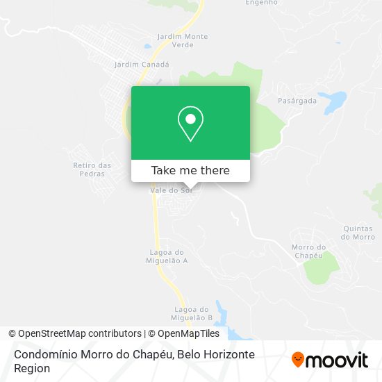 Condomínio Morro do Chapéu map