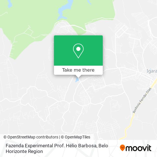 Fazenda Experimental Prof. Hélio Barbosa map