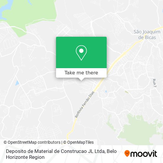 Deposito de Material de Construcao JL Ltda map