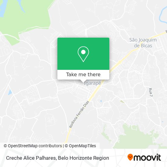 Creche Alice Palhares map