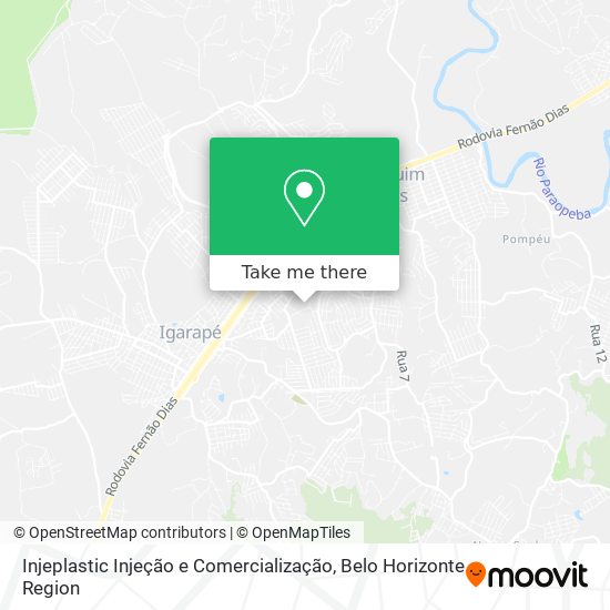 Injeplastic Injeção e Comercialização map