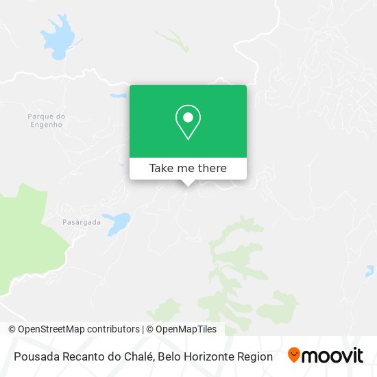 Mapa Pousada Recanto do Chalé