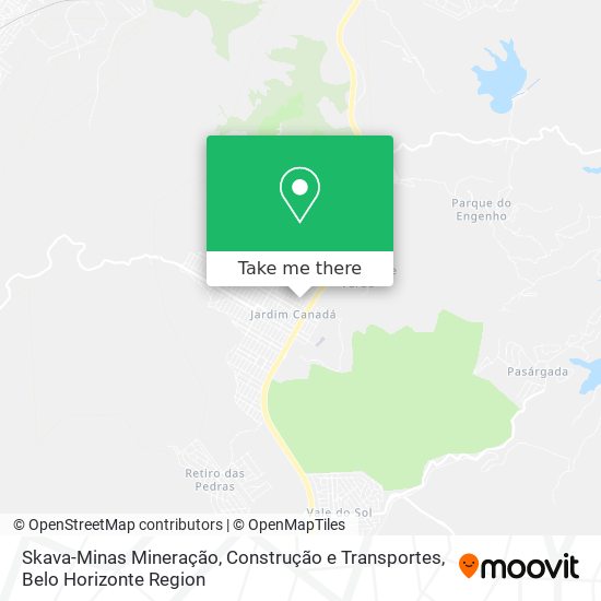 Skava-Minas Mineração, Construção e Transportes map