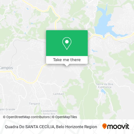 Quadra Do SANTA CECÍLIA map