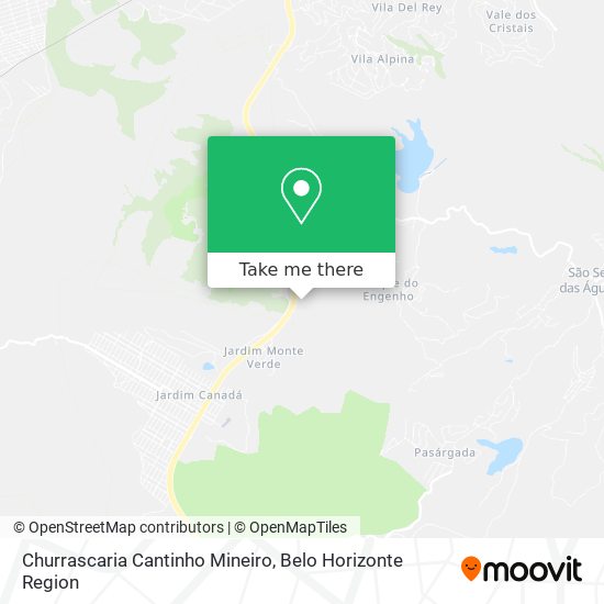 Churrascaria Cantinho Mineiro map