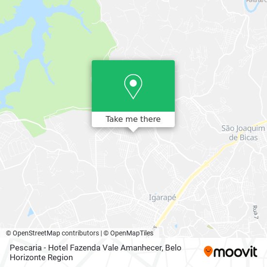 Pescaria - Hotel Fazenda Vale Amanhecer map