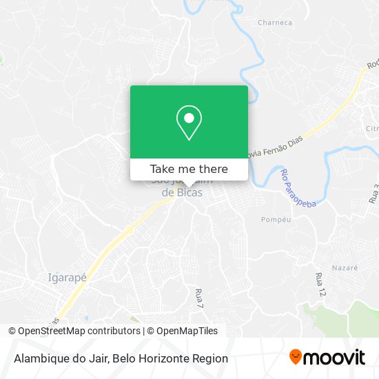 Alambique do Jair map